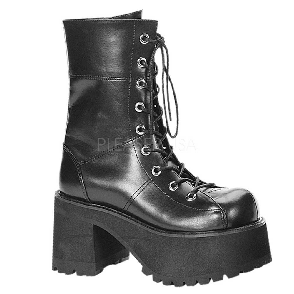 DemoniaCult - RANGER301 Platform Boots - Black Product image